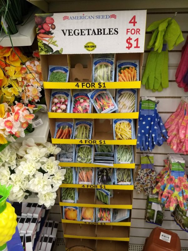 Dollar Tree Vegetable Seeds