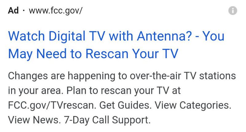 FCC Rescan Ad