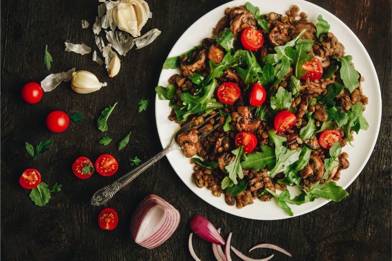 Tomatoes in Salad