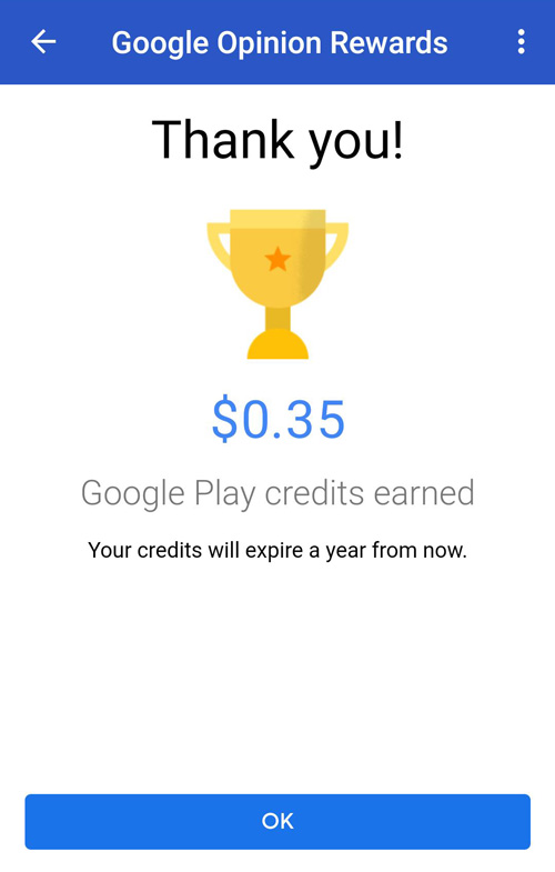 Google Opinion Rewards