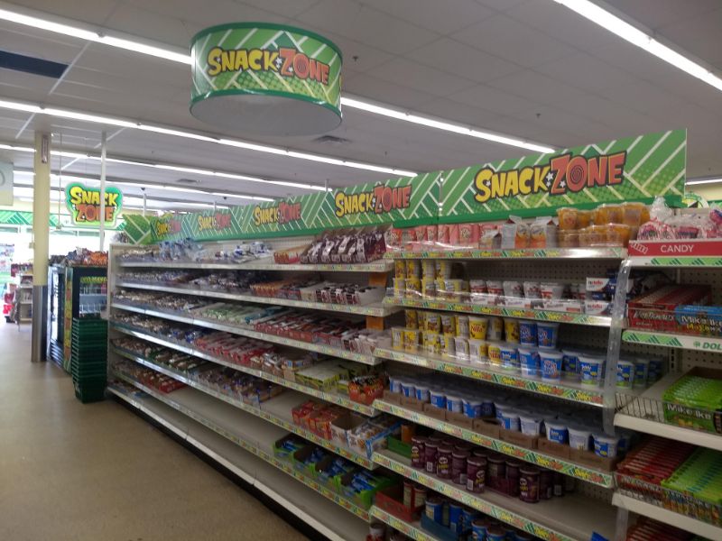 Dollar Tree Snack Zone