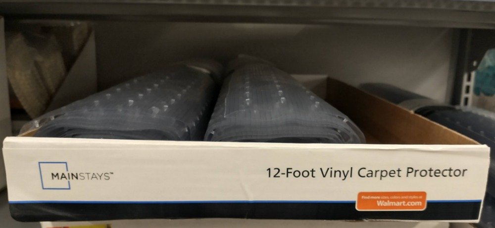 Mainstays 12-Foot Vinyl Carpet Protector